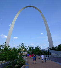 The Gateway Arch in St Louis is dedicated